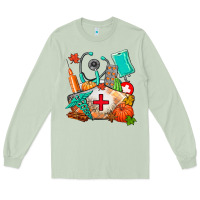 Matcha nurse  and fall Long Sleeve Tee - AdoDesignShop
