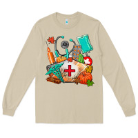Mushroom nurse  and fall Long Sleeve Tee - AdoDesignShop