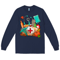 Navy nurse  and fall Long Sleeve Tee - AdoDesignShop