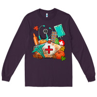 Plum nurse  and fall Long Sleeve Tee - AdoDesignShop
