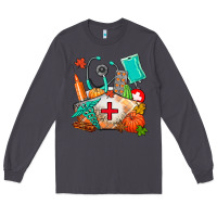 Smoke nurse  and fall Long Sleeve Tee - AdoDesignShop