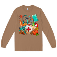 Toasted Coconut nurse  and fall Long Sleeve Tee - AdoDesignShop