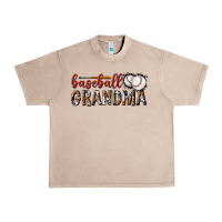 French Oak baseball grandma with leopard Urban Heavy Tee - texasbilliewilder