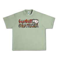 Oil Green baseball grandma with leopard Urban Heavy Tee - texasbilliewilder