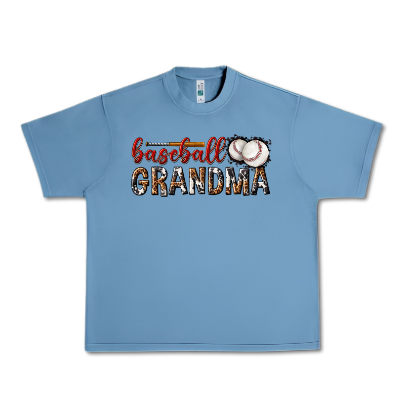 Baseball Grandma With Leopard Urban Heavy Tee by texasbilliewilder | Teevron