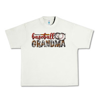Pistachio baseball grandma with leopard Urban Heavy Tee - texasbilliewilder
