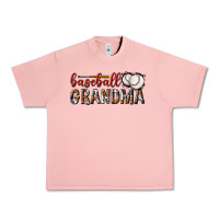 Salmon baseball grandma with leopard Urban Heavy Tee - texasbilliewilder