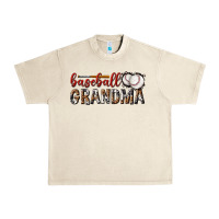 Sandshell baseball grandma with leopard Urban Heavy Tee - texasbilliewilder