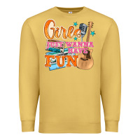 Antique Gold girls just wanna have fun Premium Sweatshirt - NancyCooperArtShop