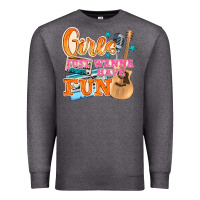 Charcoal Heather girls just wanna have fun Premium Sweatshirt - NancyCooperArtShop