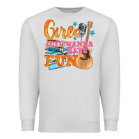 Dove Grey girls just wanna have fun Premium Sweatshirt - NancyCooperArtShop