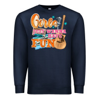 Navy girls just wanna have fun Premium Sweatshirt - NancyCooperArtShop