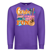 Purple girls just wanna have fun Premium Sweatshirt - NancyCooperArtShop