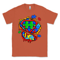 Copper autism superhero ripped tshirt Classic Tee - Zillion Design Studio
