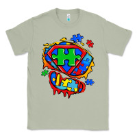 Matcha autism superhero ripped tshirt Classic Tee - Zillion Design Studio