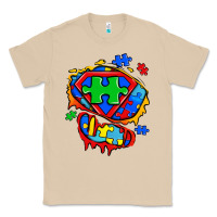 Mushroom autism superhero ripped tshirt Classic Tee - Zillion Design Studio