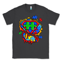 Smoke autism superhero ripped tshirt Classic Tee - Zillion Design Studio