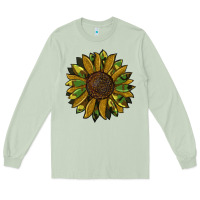 Matcha camouflage flitter sunflowers Long Sleeve Tee - RanaPortraitStore