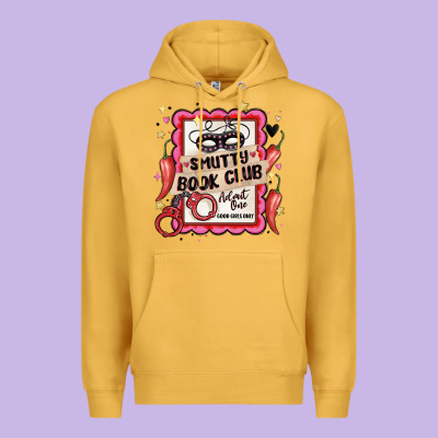 Smutty Book Club Admit One Good Girls Only Premium Hoodie Designed By Maliassmallbusiness