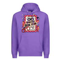Purple smutty book club admit one good girls only Premium Hoodie - MaliasSmallBusiness