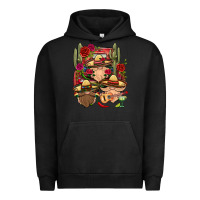 Pigment Black Mexican Gnomies Truck Urban Hoodie - BundleAndBundleShop