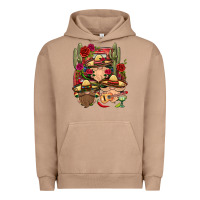 Pigment Burro Mexican Gnomies Truck Urban Hoodie - BundleAndBundleShop