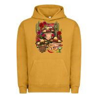 Pigment Peanut Butter Mexican Gnomies Truck Urban Hoodie - BundleAndBundleShop