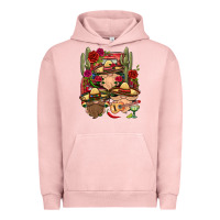 Pigment Salmon Mexican Gnomies Truck Urban Hoodie - BundleAndBundleShop