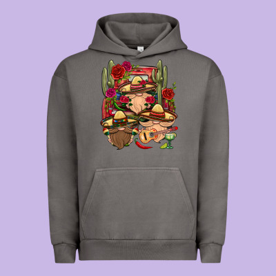Mexican Gnomies Truck Urban Hoodie Designed By Bundleandbundleshop