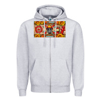 Heather Grey firefighter air mask sunflower and elementary license plate Zipper Hoodie - HRA Design Shop