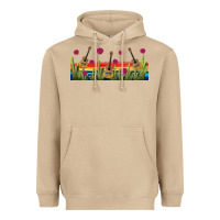 Mushroom mexican sombrero guitar libbey glass Heavyweight Hoodie - BundleAndBundleShop