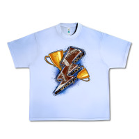 Grape Ice football lightning bolt Urban Heavy Tee - Zillion Design Studio
