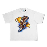 Lunar Rock football lightning bolt Urban Heavy Tee - Zillion Design Studio