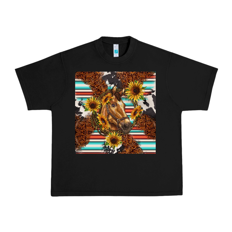 Western Horse Urban Heavy Tee by BarkalooDesign | Teevron