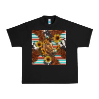 Black western horse Urban Heavy Tee - BarkalooDesign