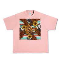 Salmon western horse Urban Heavy Tee - BarkalooDesign