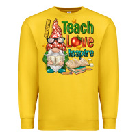 Lemon gnome teach love inspire Premium Sweatshirt - NancyCooperArtShop
