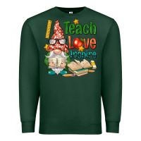 Sports Green gnome teach love inspire Premium Sweatshirt - NancyCooperArtShop
