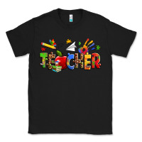 Black autism teacher Classic Tee - Zillion Design Studio