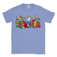 Colony Blue autism teacher Classic Tee - Zillion Design Studio
