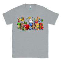 Heather Grey autism teacher Classic Tee - Zillion Design Studio
