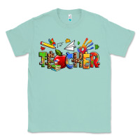 Seafoam autism teacher Classic Tee - Zillion Design Studio