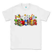 White autism teacher Classic Tee - Zillion Design Studio