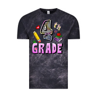 Cloud Black Fourth Grade Vintage Tee - RanaPortraitStore