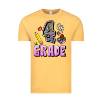 Vintage Mustard Fourth Grade Vintage Tee - RanaPortraitStore