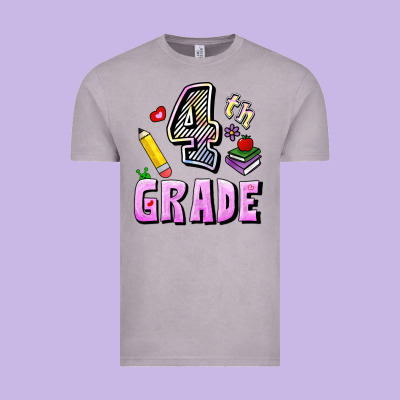 Vintage Tee Fourth Grade