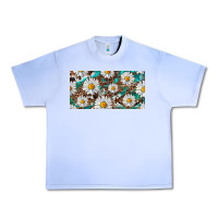 Grape Ice leopard daisy Urban Heavy Tee - RanaPortraitStore
