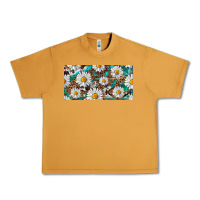 Peanut Butter leopard daisy Urban Heavy Tee - RanaPortraitStore