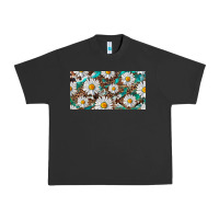 Pigment Black leopard daisy Urban Heavy Tee - RanaPortraitStore