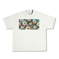 Pistachio leopard daisy Urban Heavy Tee - RanaPortraitStore